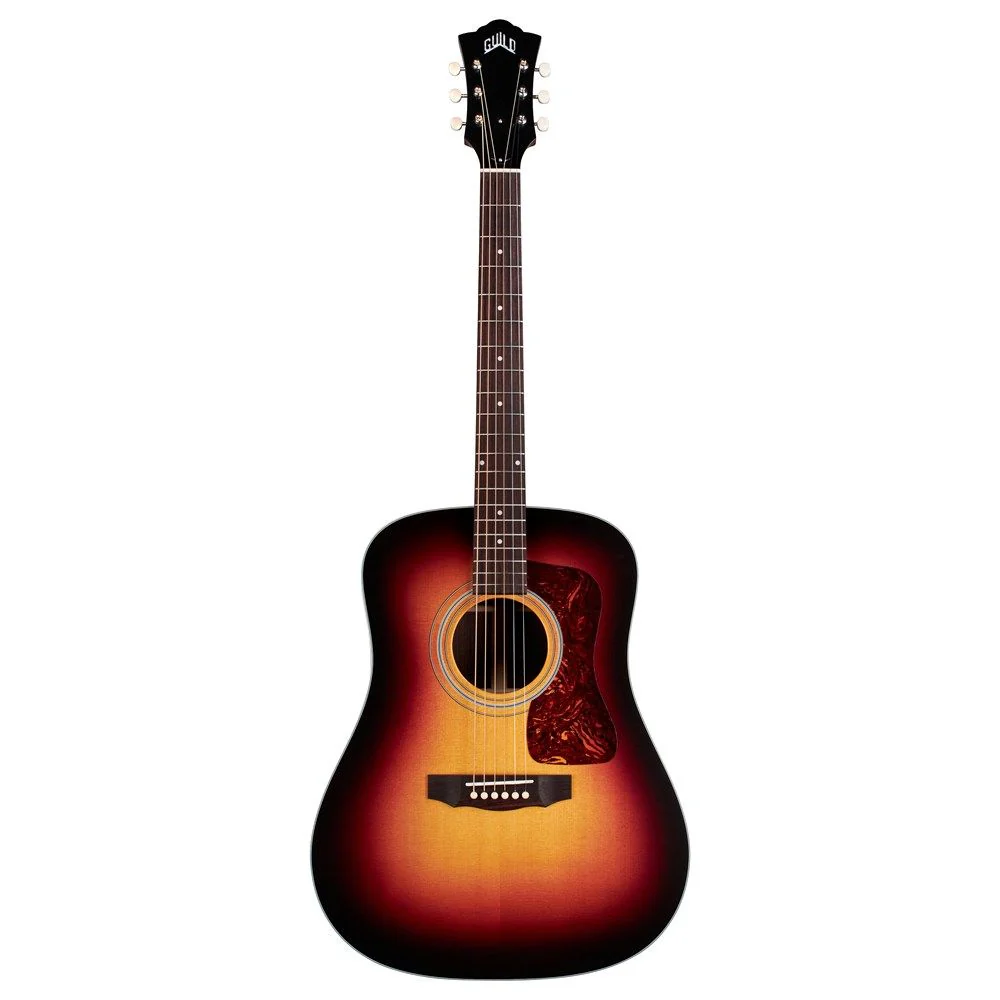 Guild D-50 Standard SP/RW Acoustic Guitar (Antique Burst) inc Hard Case
