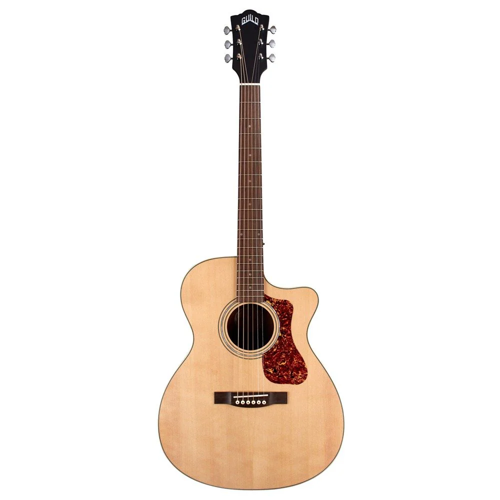 Guild OM-240CE Acoustic Electric w/ Cutaway Guitar (Natural)