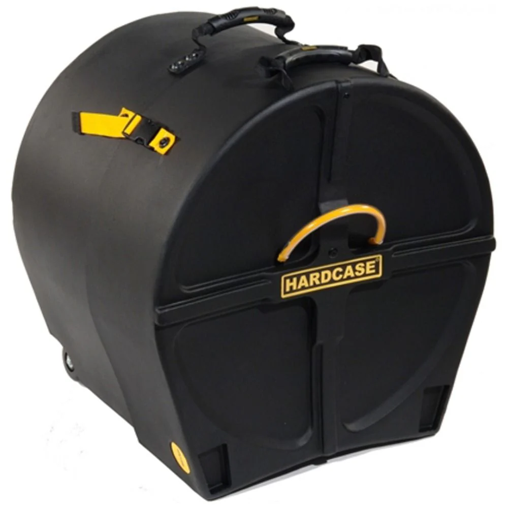 Hardcase Marching 22" x 14" Bass Drum Case w/ Wheels