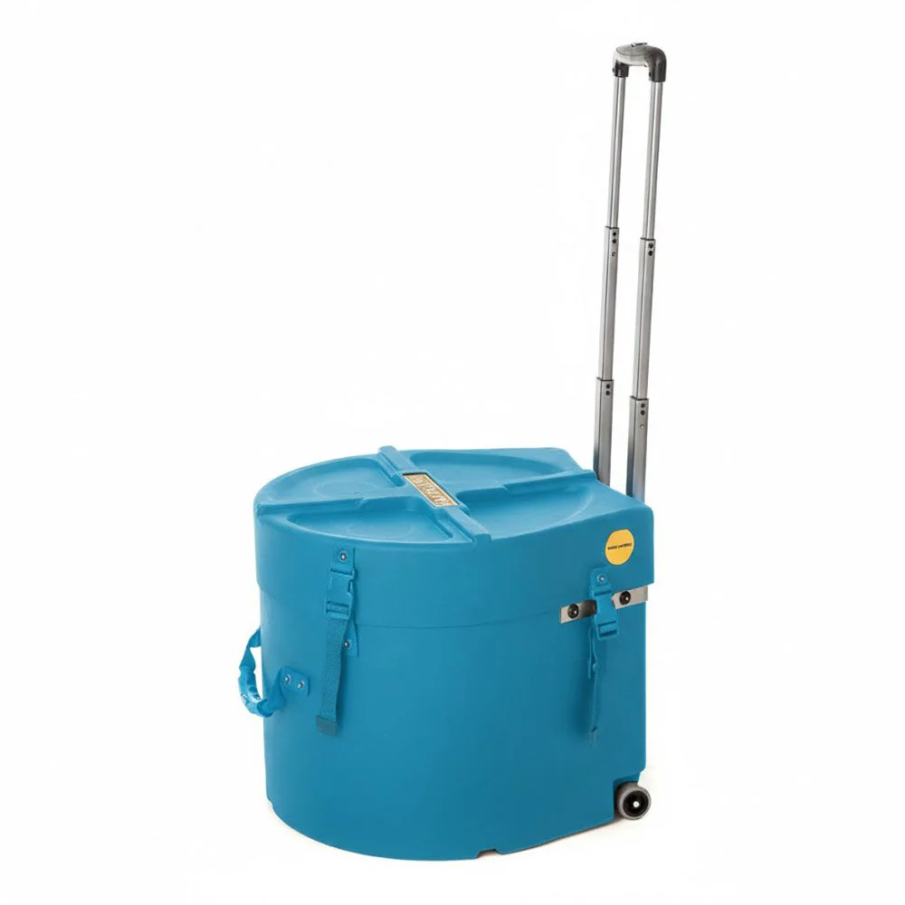 Hardcase Snares High Tension Drum Case w/ Wheels (Light Blue)