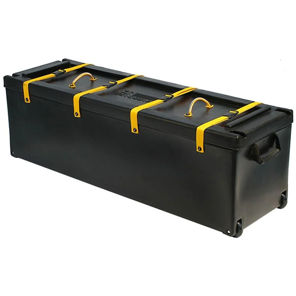 Hardcase Standard Black 52" Hardware Case w/wheels