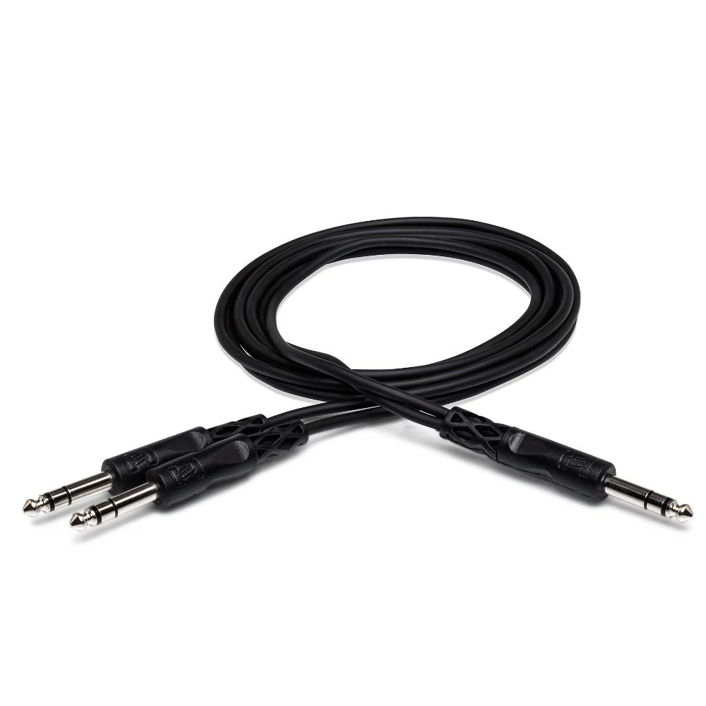 Hosa CYS103 Y Cable 1/4 in TRS to Dual 1/4 in TRS (3 ft)