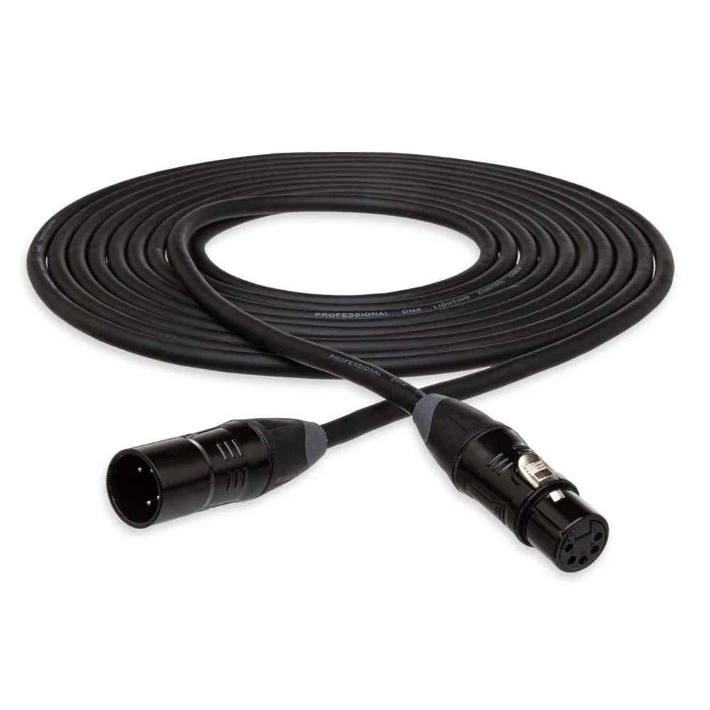Hosa DMX750 DMX512 Cable 5 PIN XLR5M to XLR5F (50 ft)