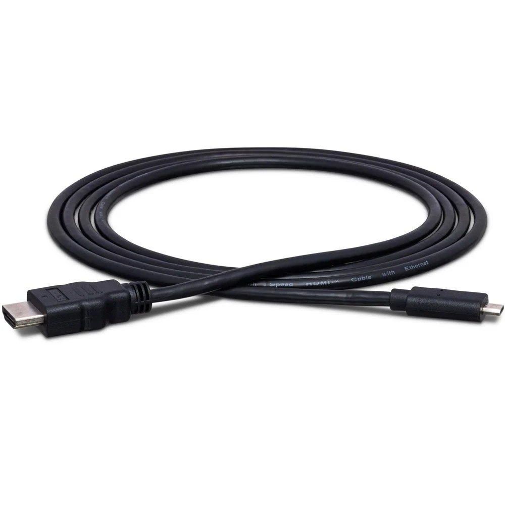 Hosa HDMM406 High Speed HDMI Cable with Ethernet HDMI to HDMI Micro (6 ft)