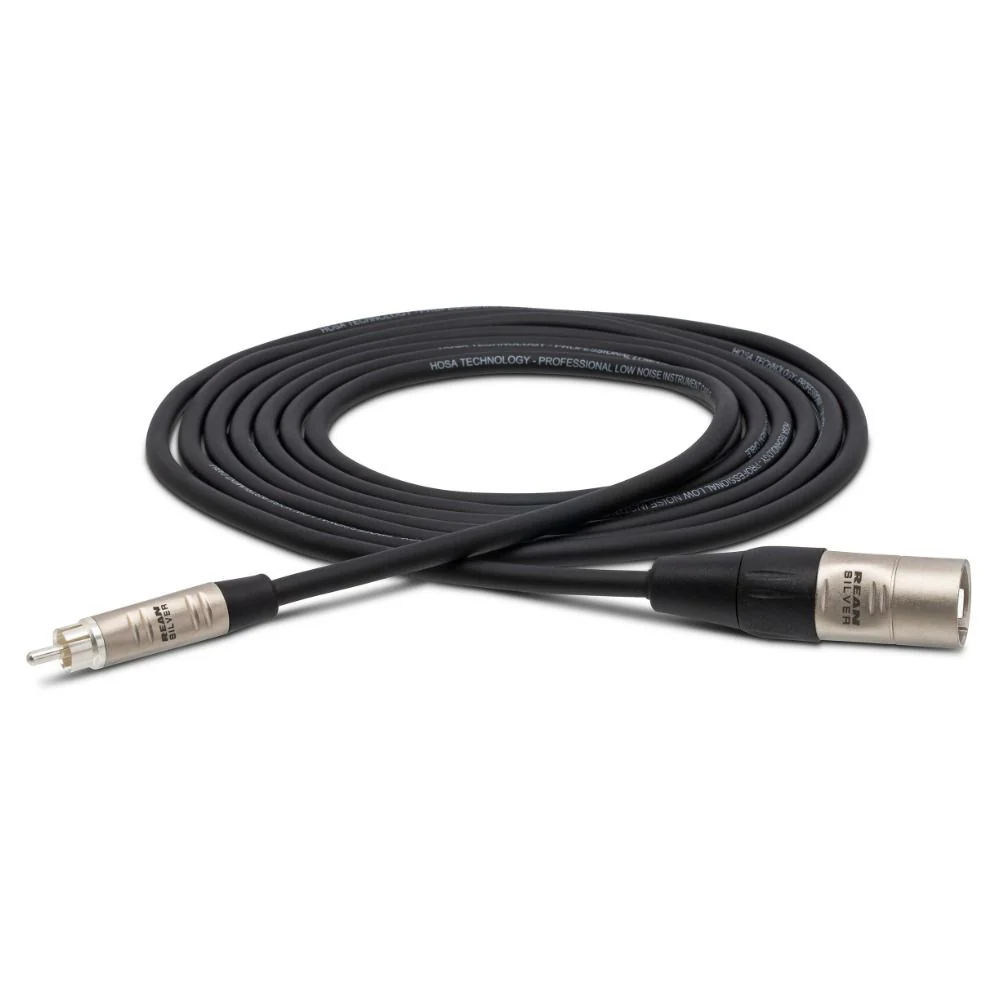 Hosa HRX020 Pro Unbalanced Interconnect REAN RCA to XLR3M (20 ft)
