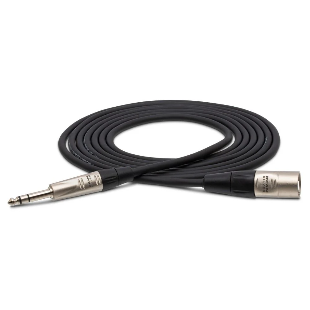 Hosa HSX001.5 Pro Balanced Interconnect REAN 1/4 in TRS to XLR3M (1.5 ft)