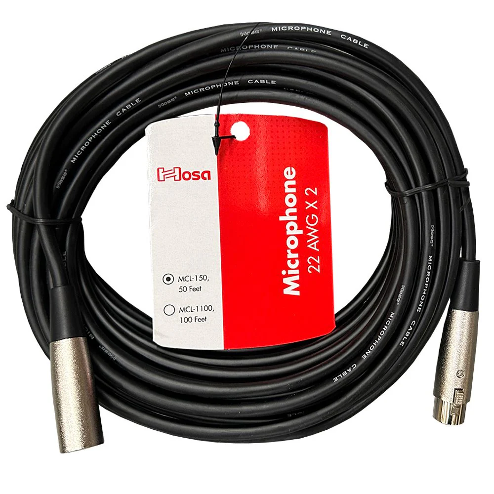Hosa MCL-150 XLR Microphone Cable (50ft)
