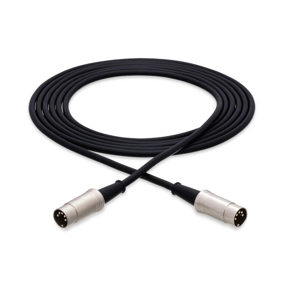 Hosa MID505 Pro MIDI Cable Serviceable 5-pin DIN to Same (5 ft)