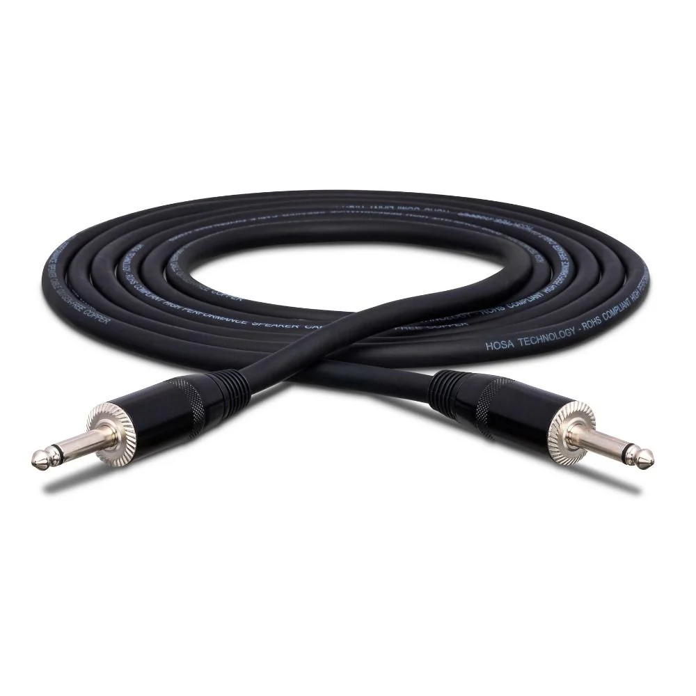 Hosa SKJ403 Pro Speaker Cable REAN 1/4 in TS to Same (3 ft)