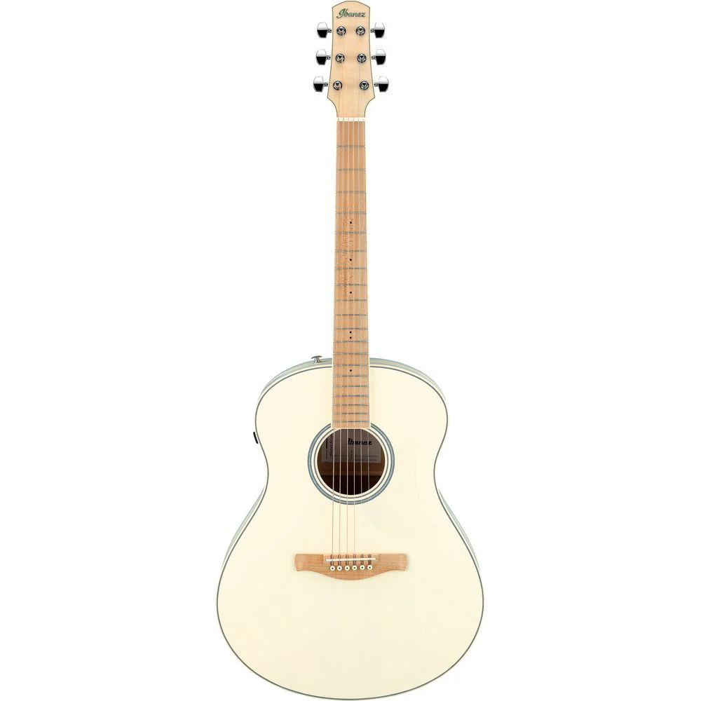 Ibanez AAM370M2E Open Pore Accpustic Guitar (Trans Antique White Ice Blue)