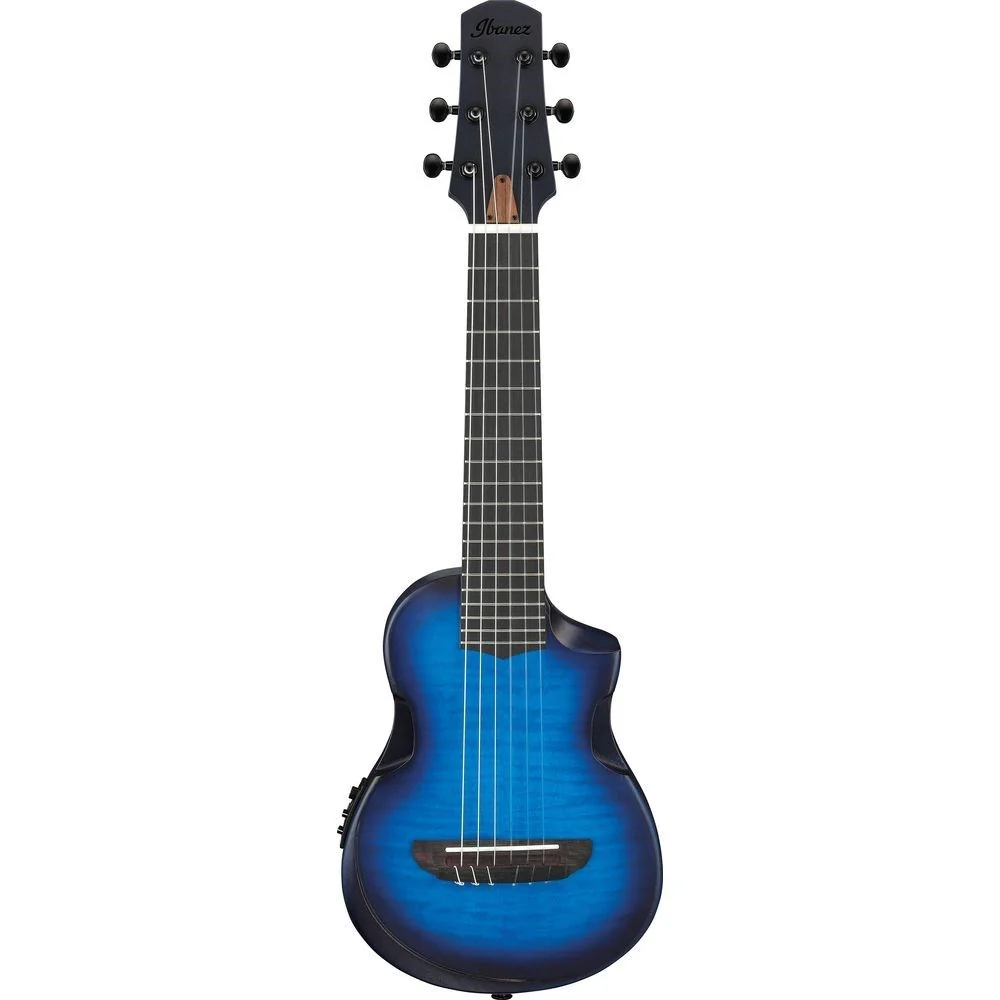 Ibanez AUP10FMNE Ukulele inc Gig Bag (Transparent Blue Sunburst)