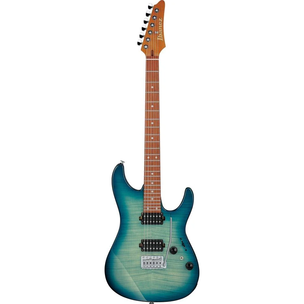 Ibanez AZ24S1F Electric Guitar (Transparent Turquoise Burst)