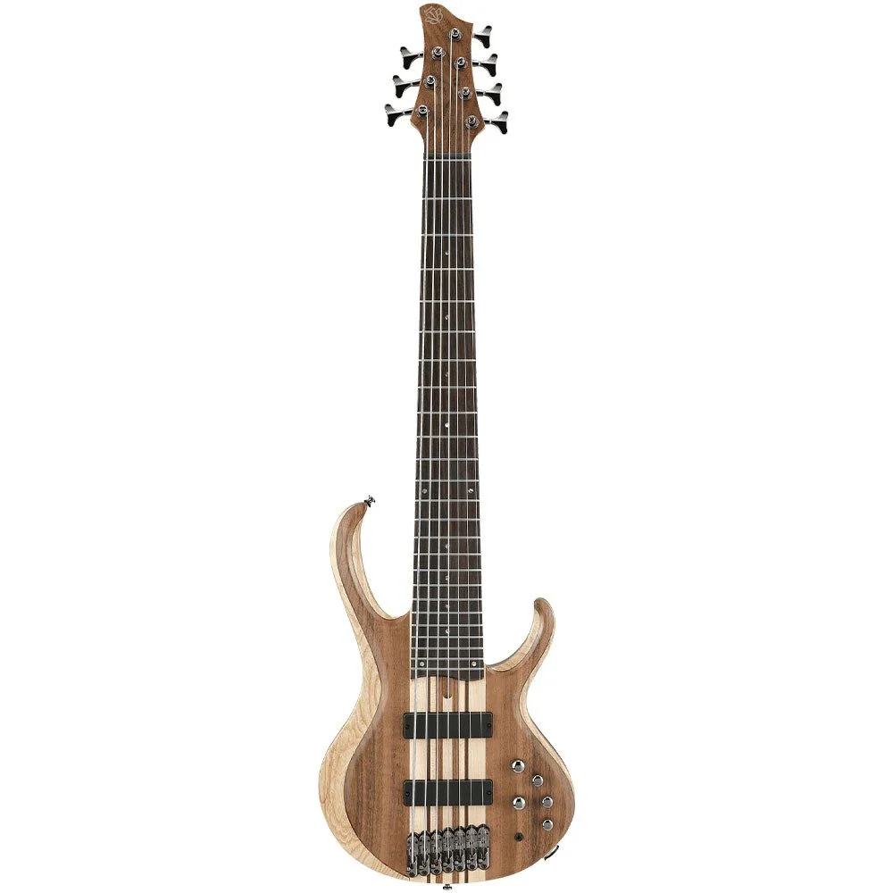 Ibanez BTB747 NTL 7-String Electric Bass Guitar (Natural Low Gloss)