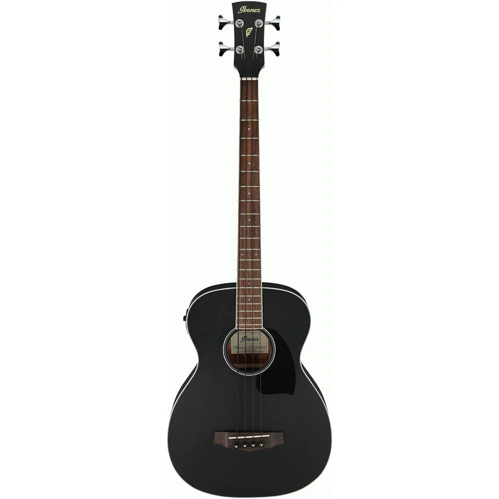 Ibanez PCBE14MH Acoustic Electric Bass Guitar (Weathered Black)
