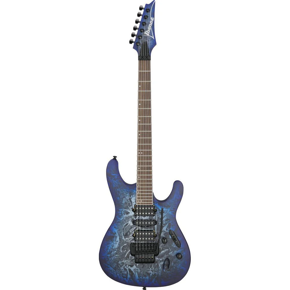 Ibanez S770CZM Electric Guitar (Cosmic Blue Frozen Matte)