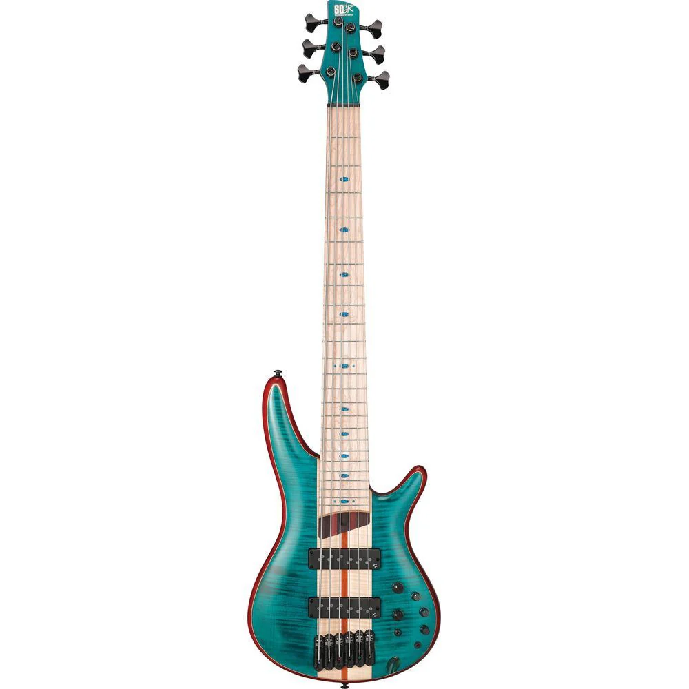 Ibanez SR1426BCGL 6 String Electric Bass (Caribbean Green Low Gloss)
