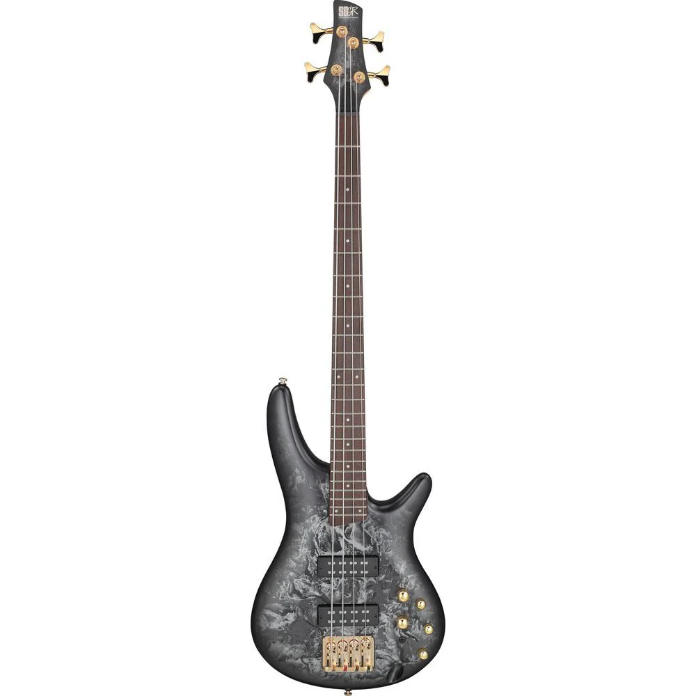 Ibanez SR300EDXBZM 4 String Electric Bass (Black Ice Frozen Matte)