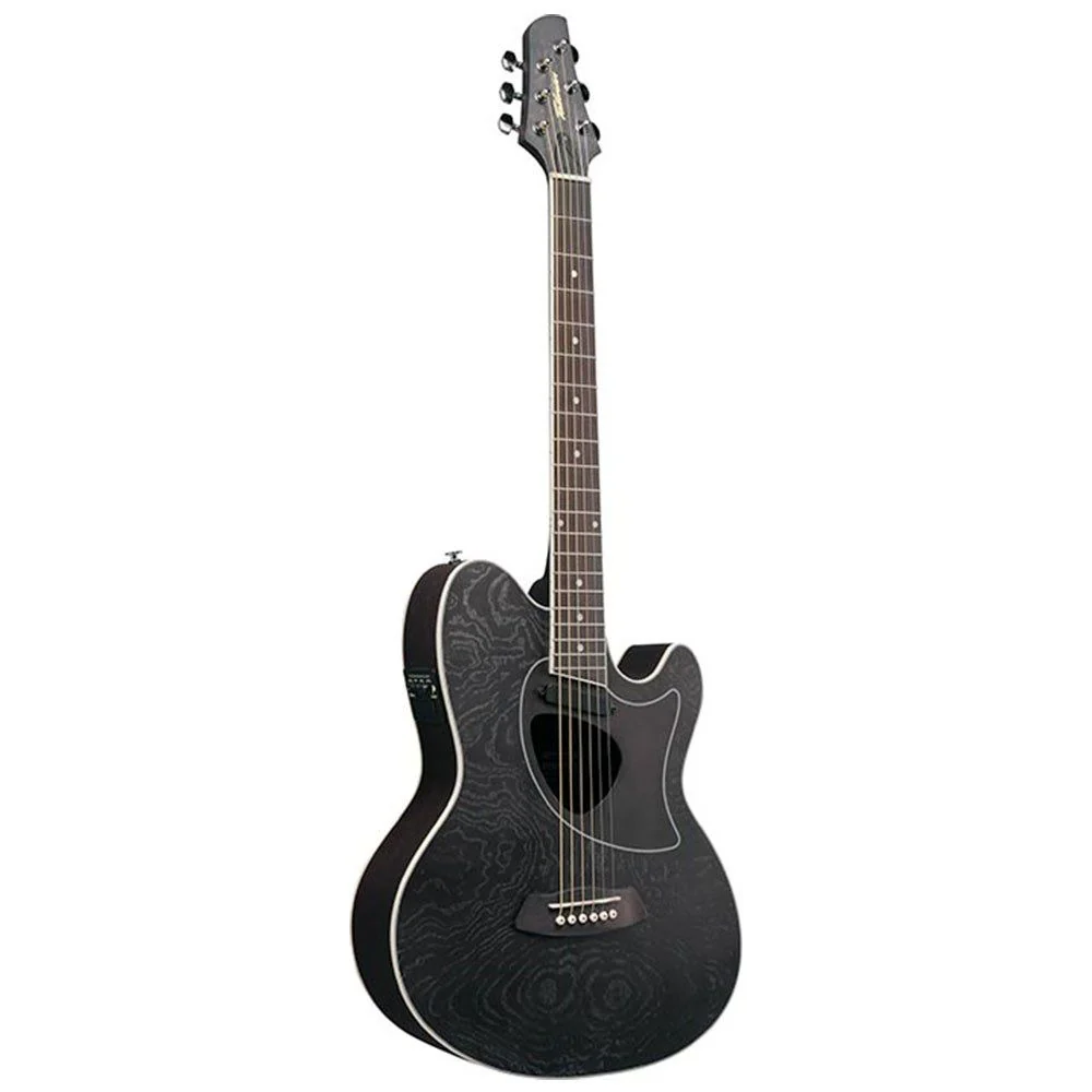 Ibanez TCM50 GBO Acoustic Guitar w/ AP2 Pickup (Galaxy Black Open Pore)