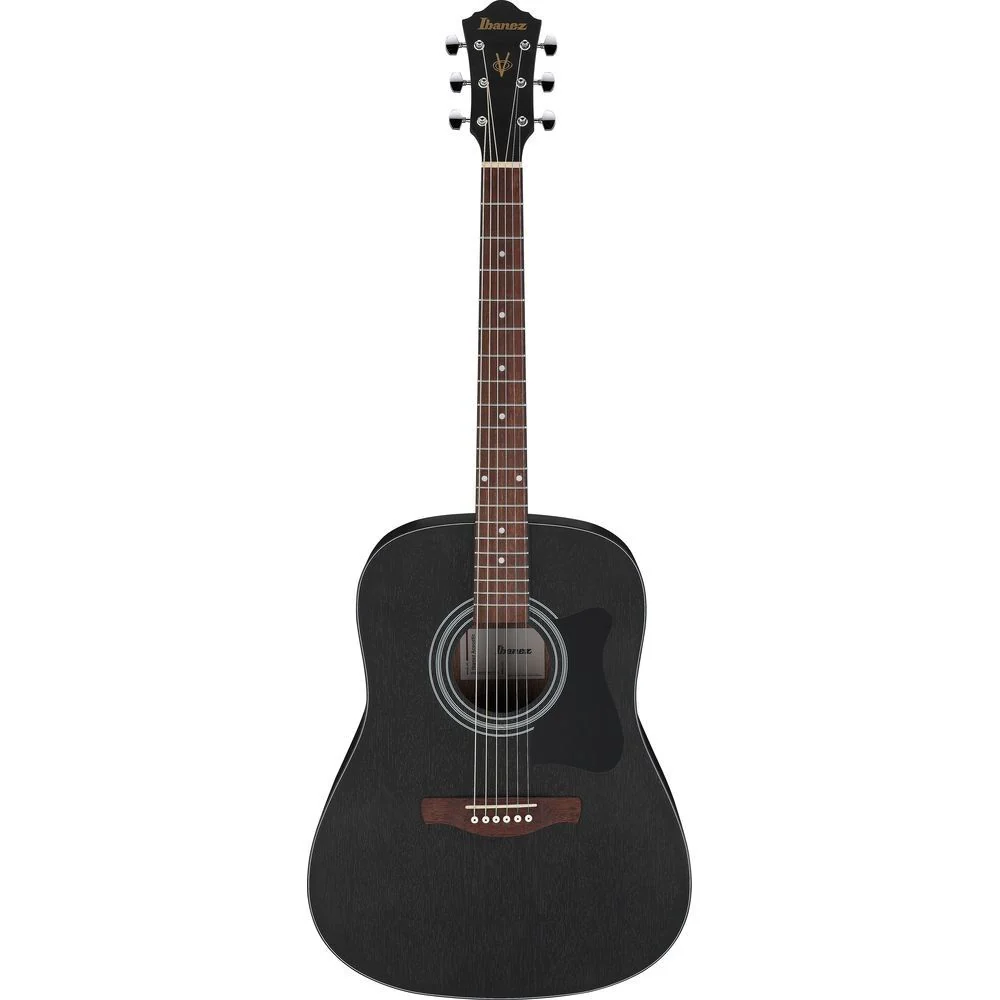 Ibanez V54NJP Open Pore Acoustic Guitar inc Gig Bag (Weathered Black)