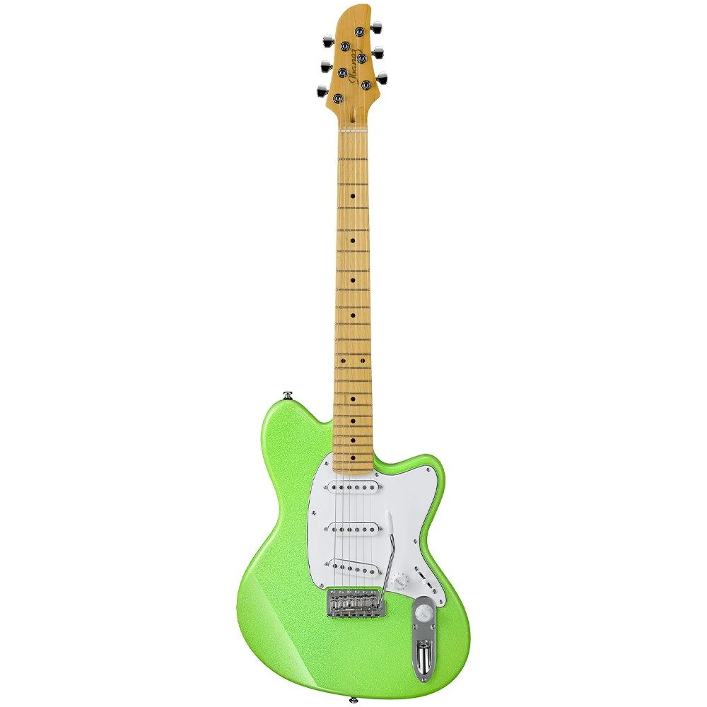 Ibanez YY10 Yvette Young Signature ModelElectric Guitar (Slime Green Sparkle)
