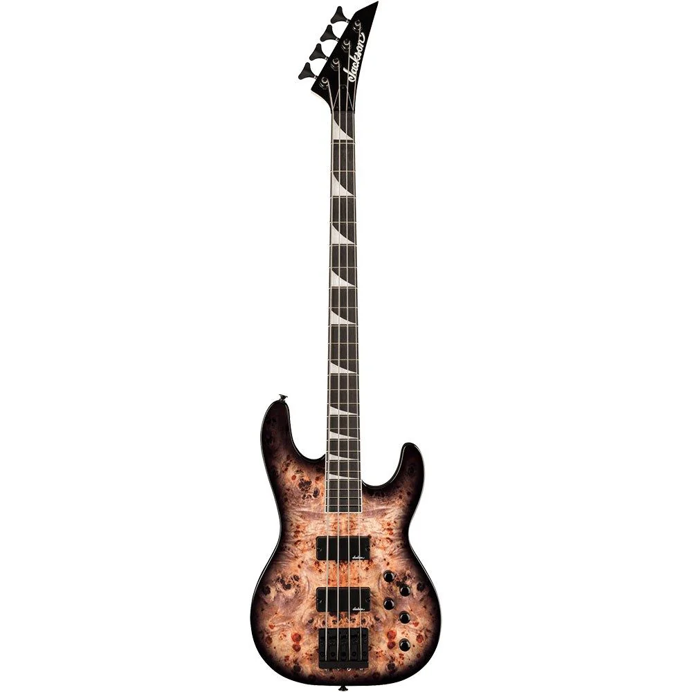 Jackson JS Series Concert Bass CB JS3P Amaranth Fingerboard (Transparent Black Burst)