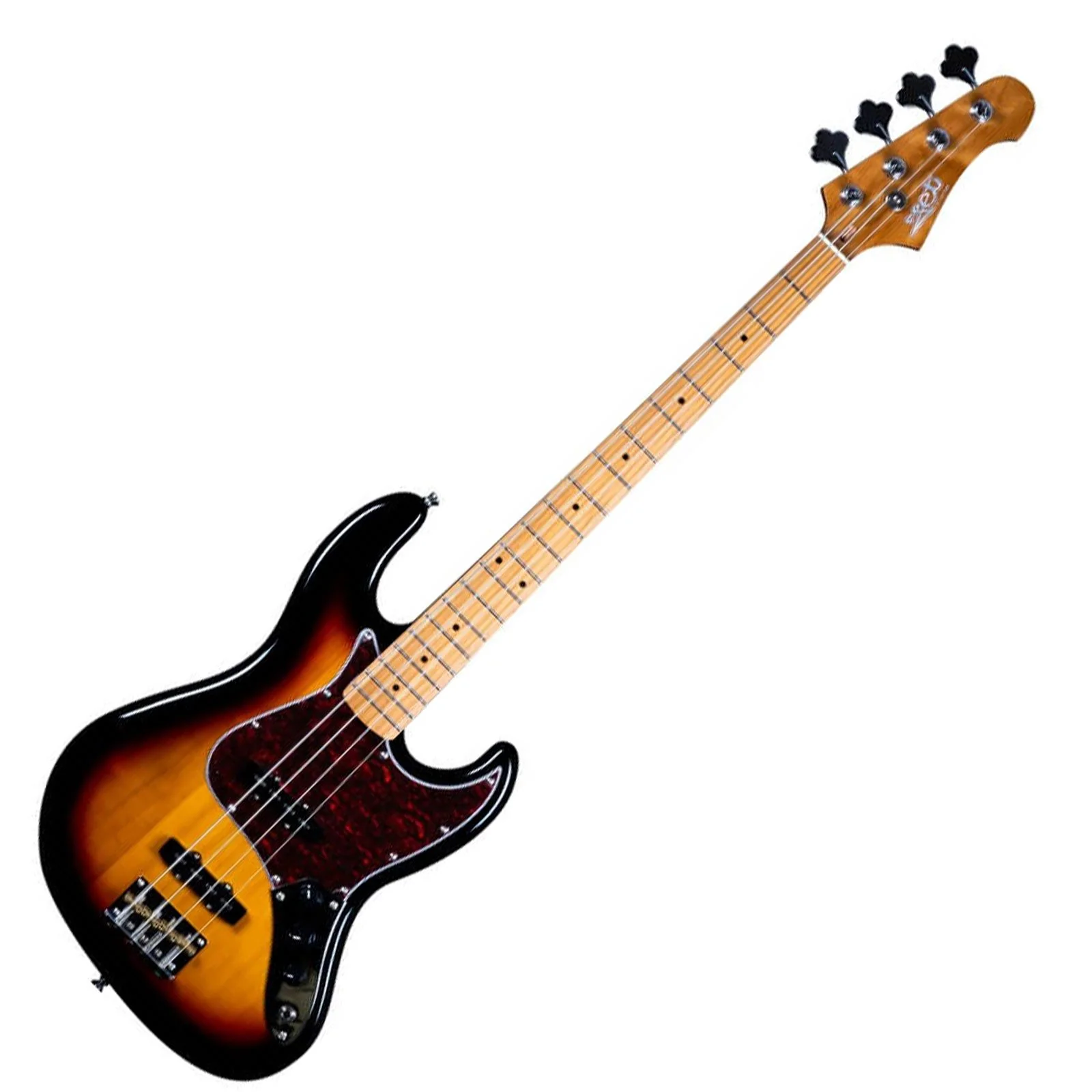 Jet JJB-300 SB Electric Bass Guitar Roasted Maple Neck & Fretboard (Sunburst)