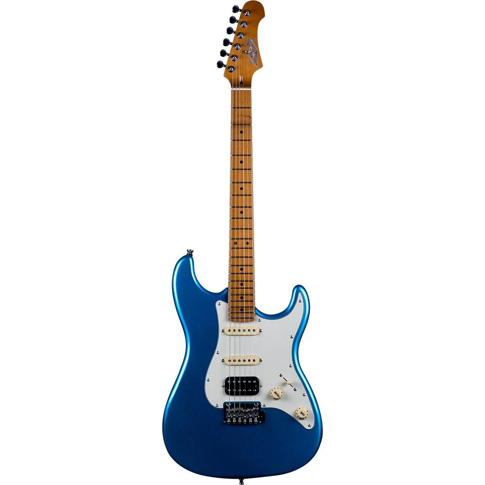Jet JS-400 LPB HSS Electric Guitar Roasted Maple Neck (Lake Placid Blue)