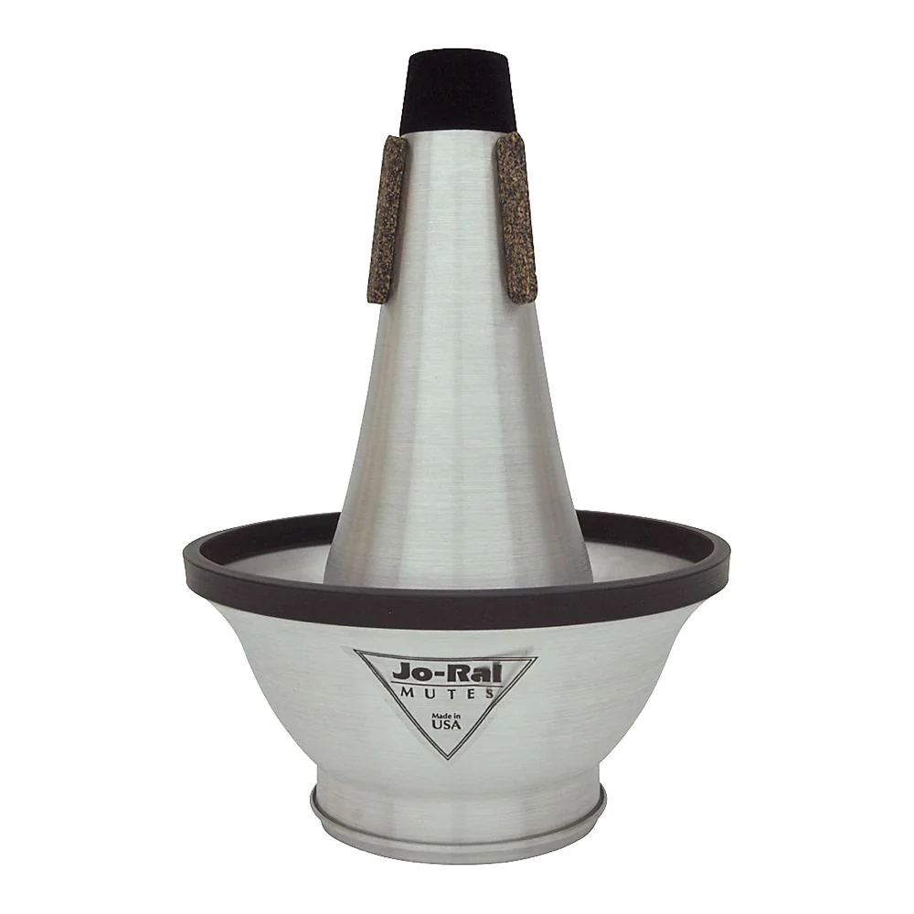 Jo-Ral Tenor Trombone Adjustable Cup Mute for Small Bell - All Aluminium