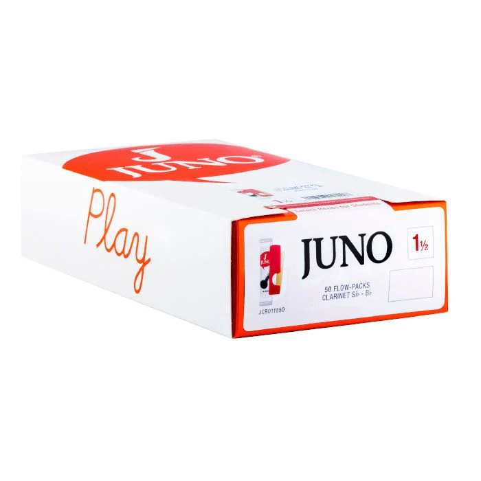 Juno B Flat Clarinet Reed Grade 2 Box (50-Pack)