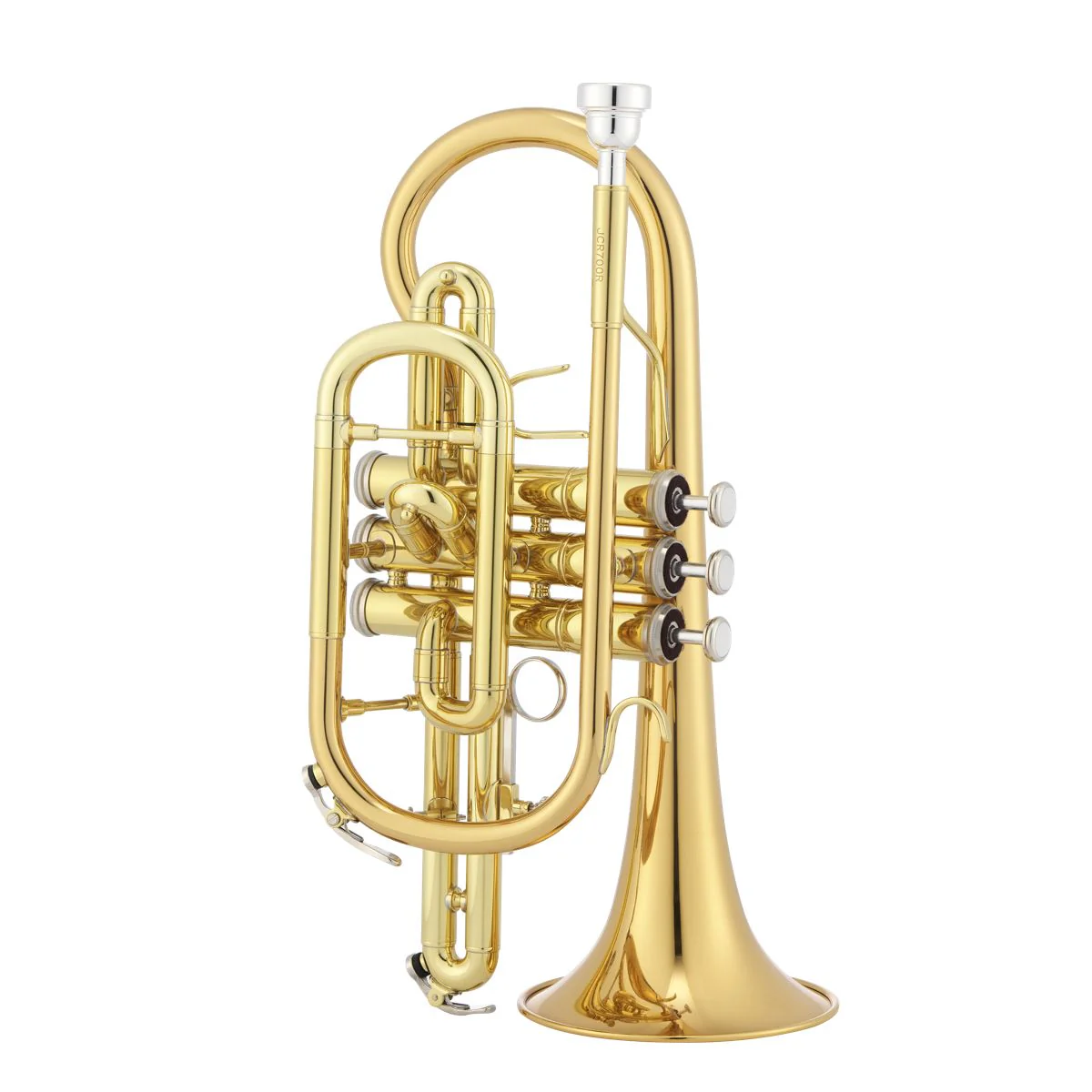 Jupiter 700 Series JCR700RQ Cornet 4.7" Rose Brass Bell, .460" Bore inc Case
