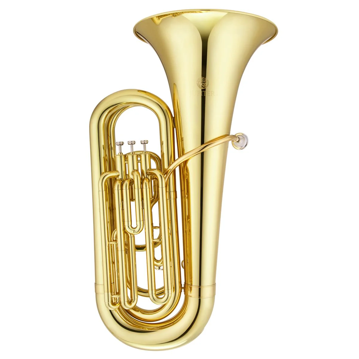 Jupiter 700 Series JTU705 Bb Tuba 14.4" Yellow Brass Bell inc Case - Lacquered Finish