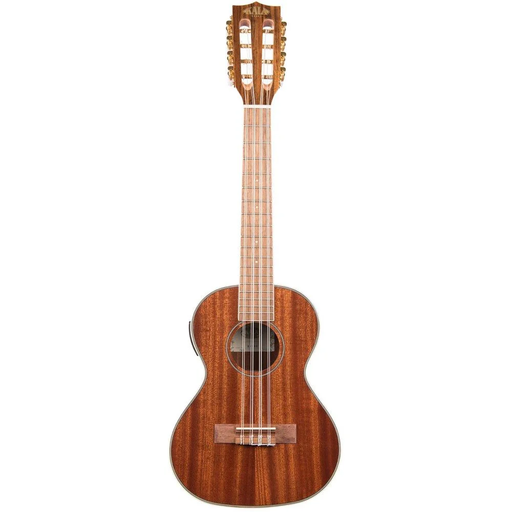 Kala KA-8E Gloss Mahogany Tenor 8-String Ukulele w/ EQ