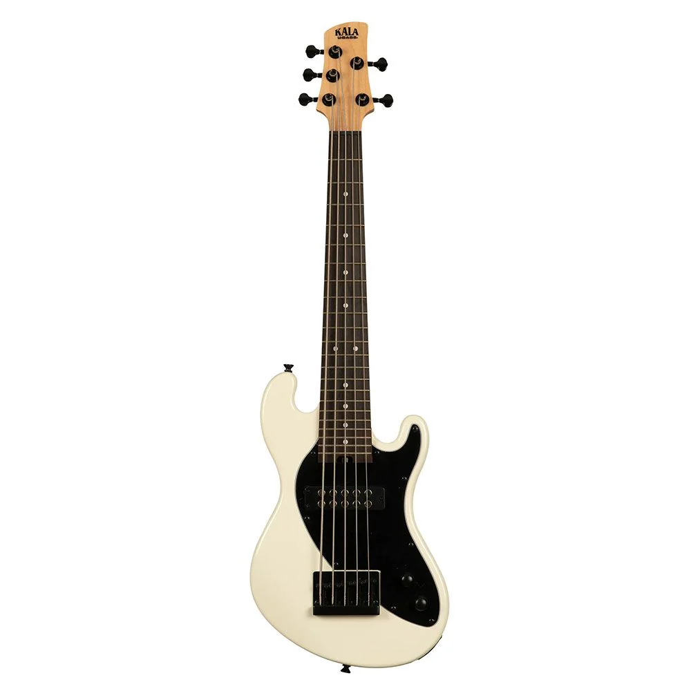 Kala UBASS-SB5-CR-FS 5-String Fretless U-Bass (Sweet Cream Gloss) inc Gig Bag