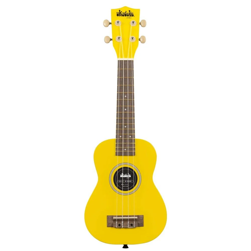 Kala Ukadelic Taxi Cab Soprano Ukulele inc Drawstring Bag