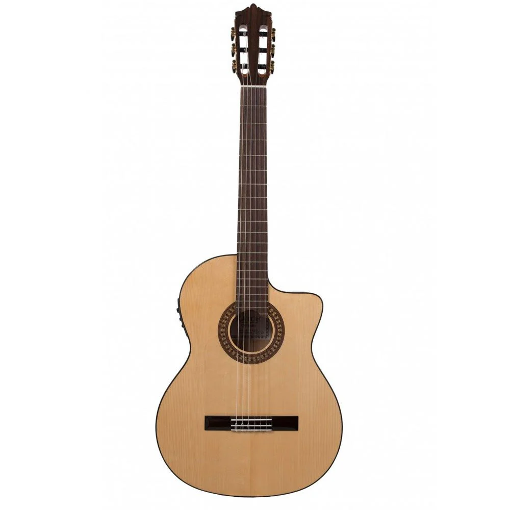 Katoh KF-CEQ Flamenco Guitar w/ Cutaway & Pickup