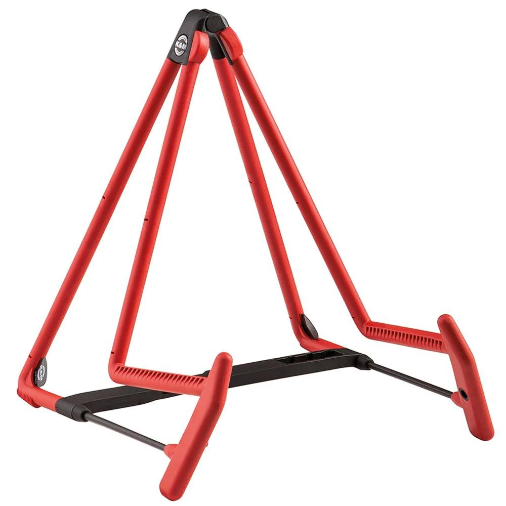 Konig & Meyer 17580 Heli 2 A-Frame Acoustic Guitar Stand (Red)