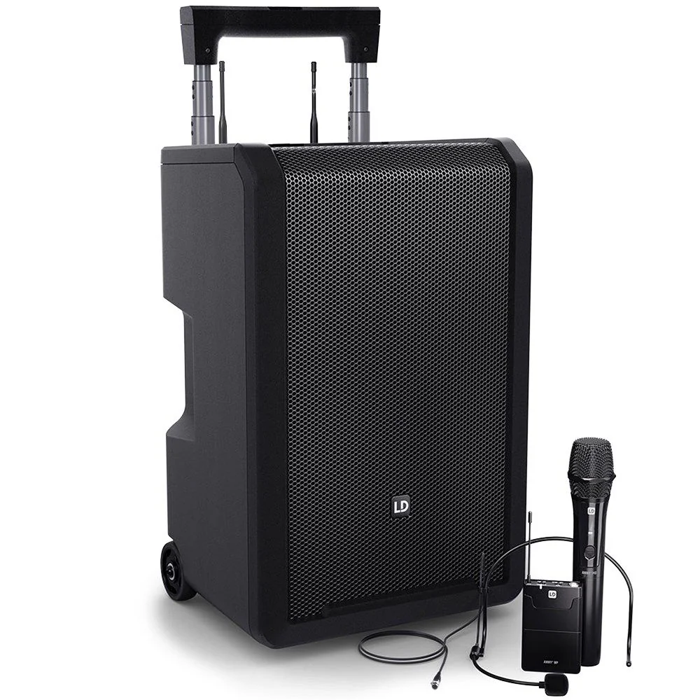 LD Systems ANNY10 Wireless Pack w/ 1x Headset & Handheld Mic & Body Pack (655-679 MHz)