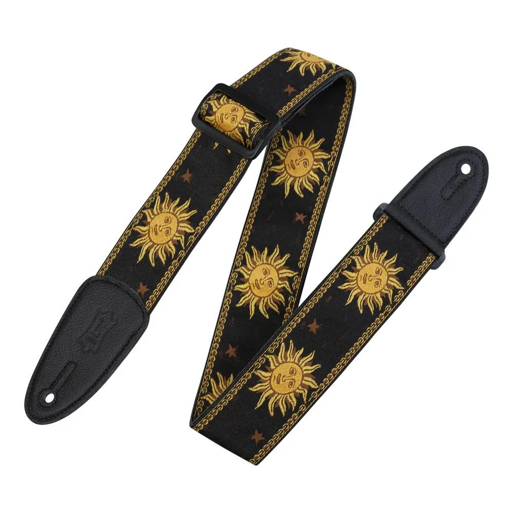 Levys Jacquard Guitar Strap 2" (Black)
