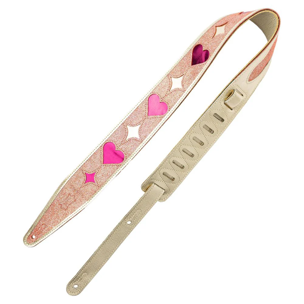 Levys Leather Guitar Strap (Country Queen)