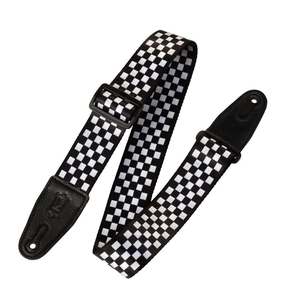 Levys Polyester Guitar Strap 2" (Checkerboard Motif)