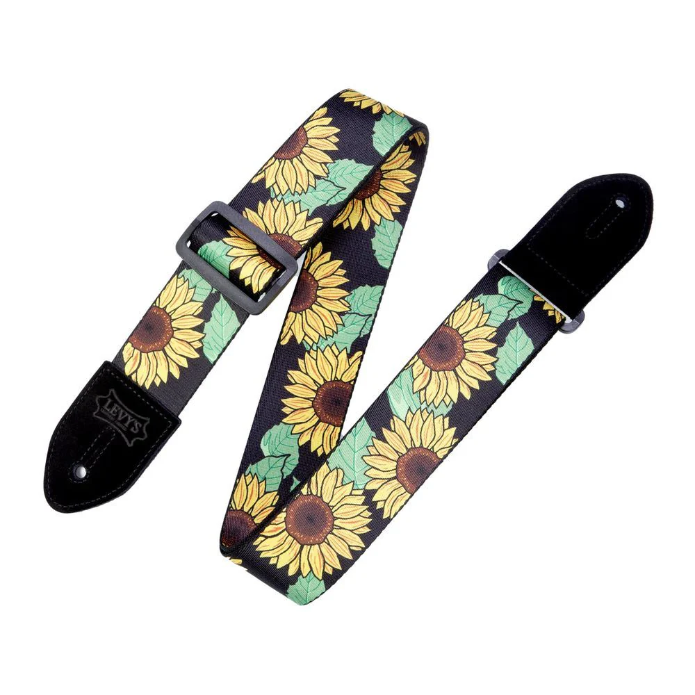 Levys Polyester Guitar Strap 2" (Sunflower)
