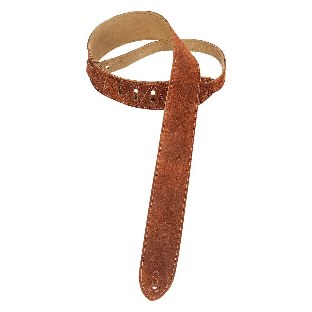 Levys Suede Guitar Strap 2" (Brown)