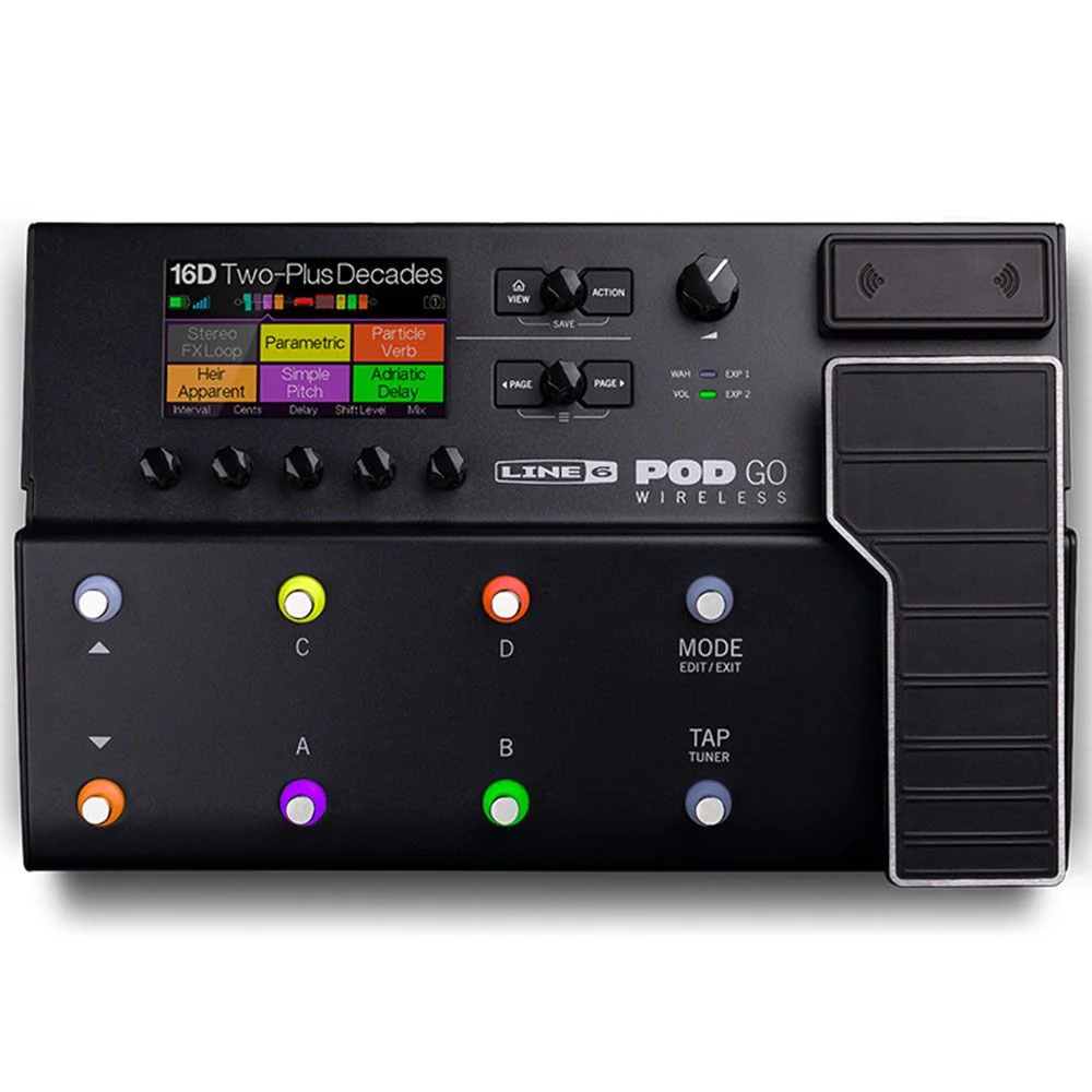 Line 6 POD GO Wireless Guitar Processor w/ Relay G10T II Transmitter