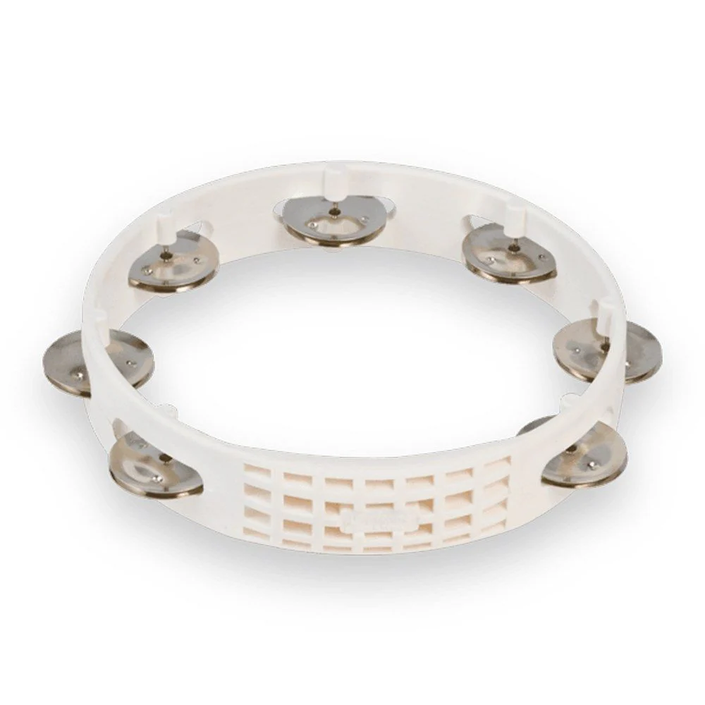 LP Aspire Plastic 8" Tambourine (White)