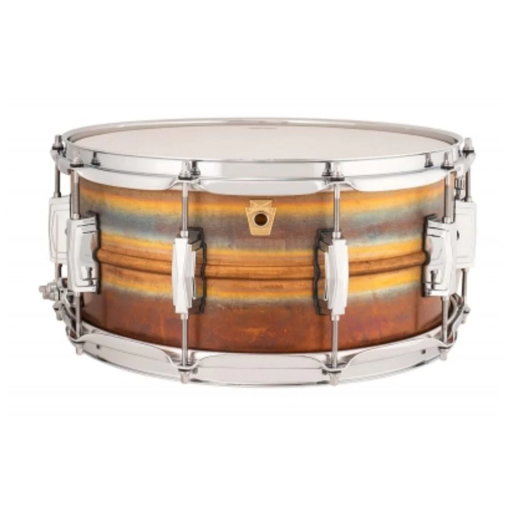 Ludwig Bronze Phonic 14" x 6.5" Snare Drum Raw Bronze Imperial Lugs