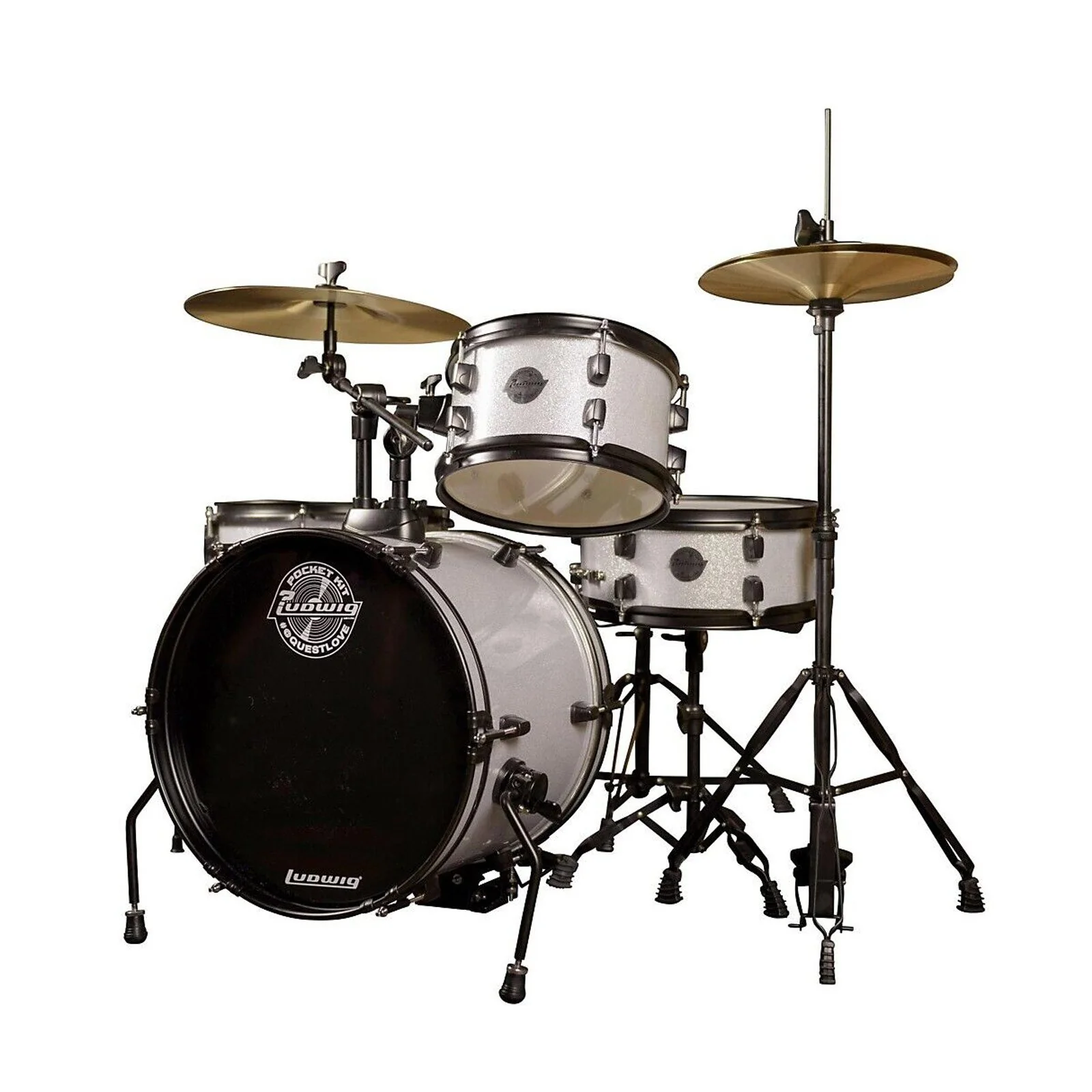 Ludwig Pocket Kit 16 inch with HW and Cymbals