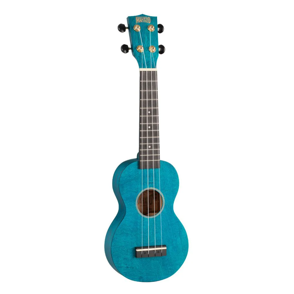 Mahalo MS1TBU Slimline Soprano Ukulele (Trans Blue)
