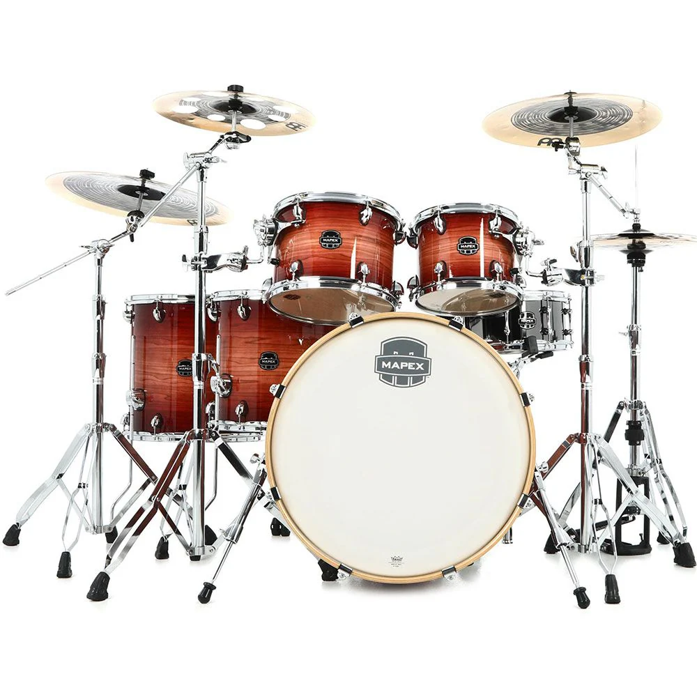 Mapex Armory AR628SFURA 6pc Shell Pack Redwood Burst 22B, 10T, 12T, 14F, 16F, 14S