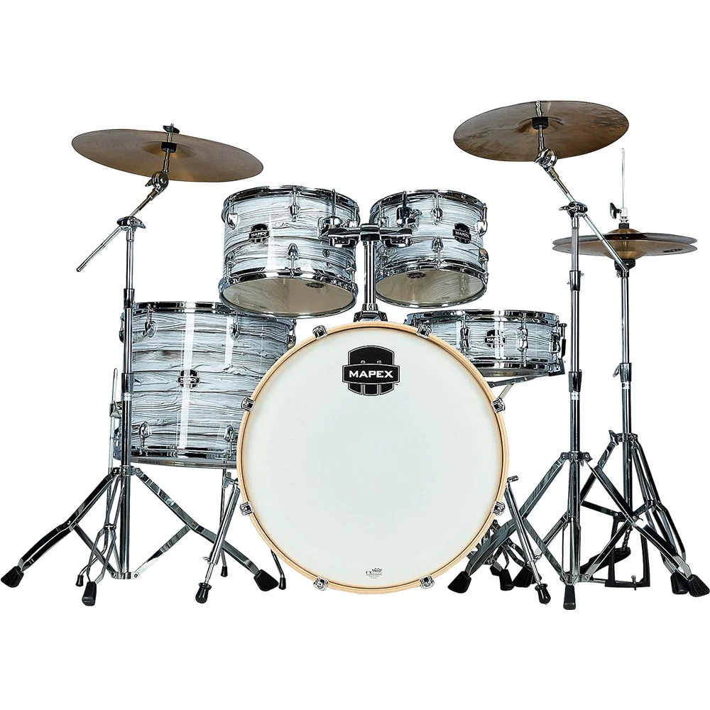 Mapex Limited Edition 10x7 12x8 16x14FT 22x16 14x5Sn TH652 5PCS HW T400 WHITE MARB