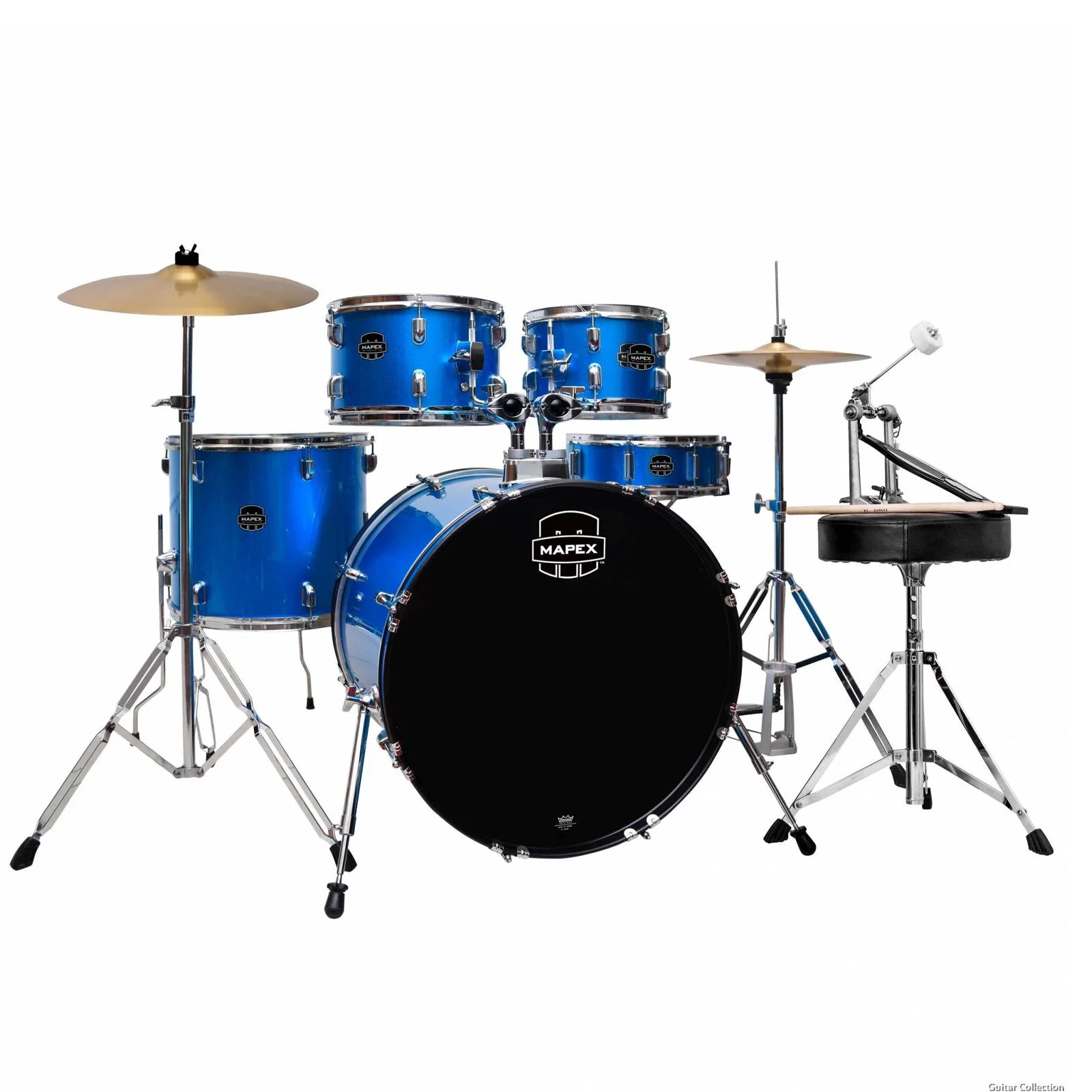 Mapex Prodigy 2016 1008 1209 1414FT 1405Sn 4PCS HW THRONE Royal Blue Cymbals not incl